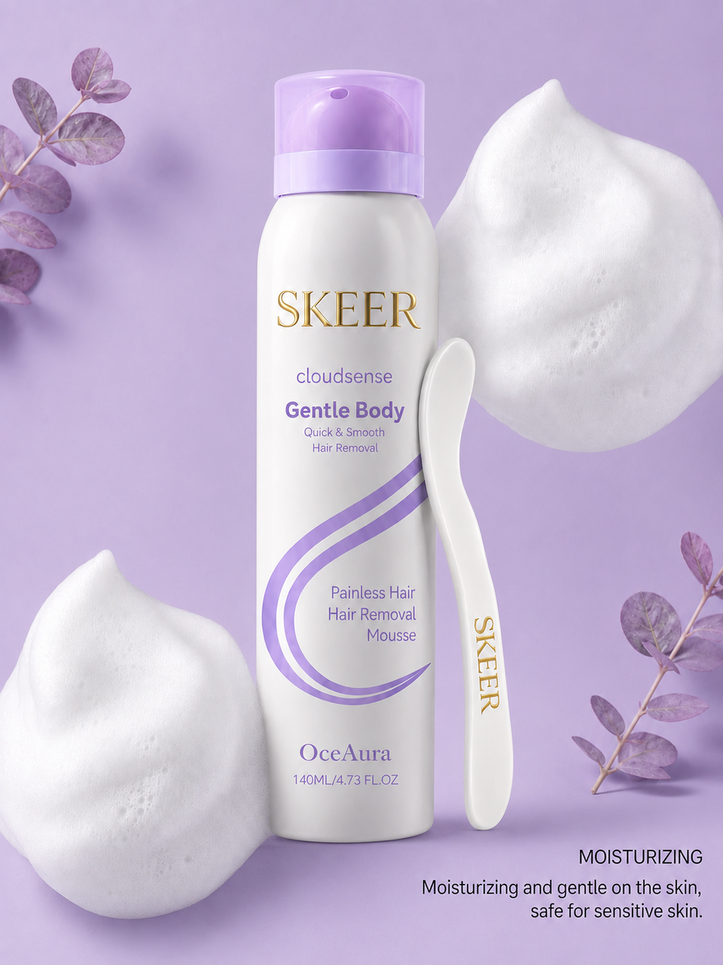 SKEER SPRAY ON HAIR REMOVAL MOUSSE