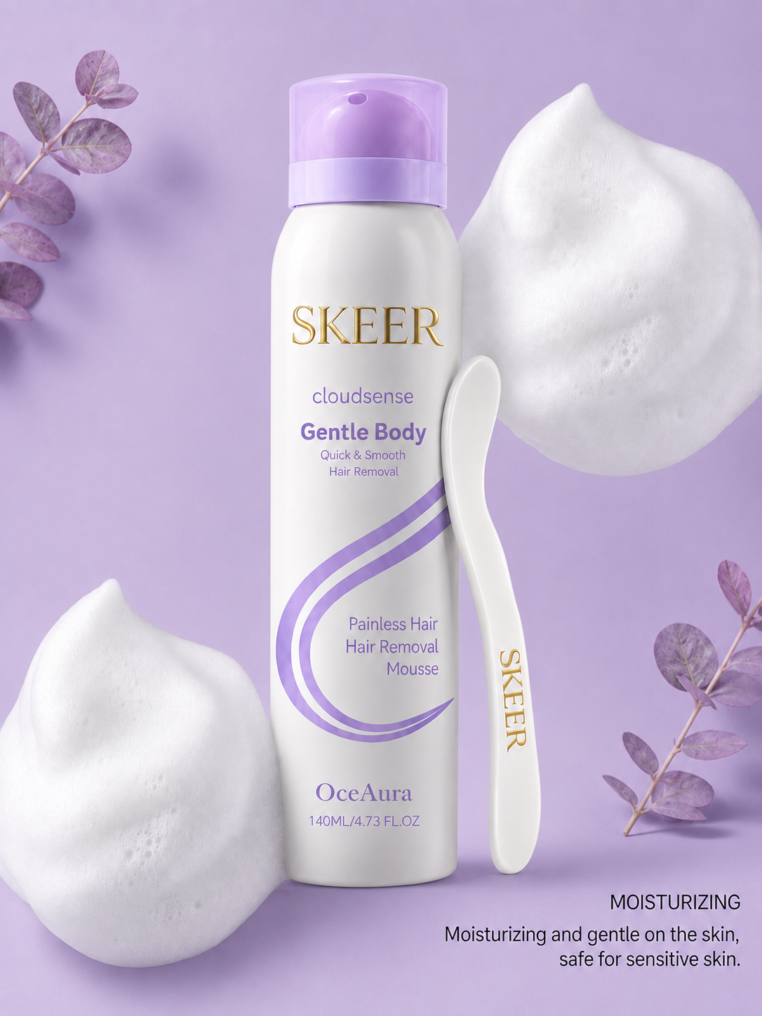 SKEER SPRAY ON HAIR REMOVAL MOUSSE
