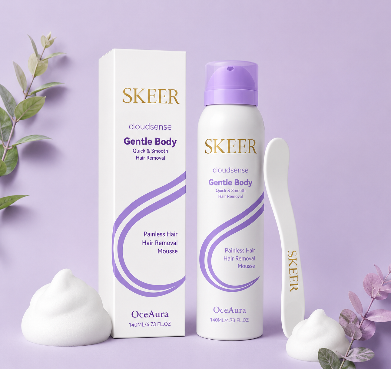 SKEER SPRAY ON HAIR REMOVAL MOUSSE